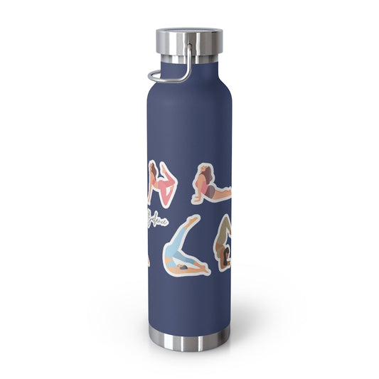 Yoga Poses Find Your Balance Insulated Bottle 22oz