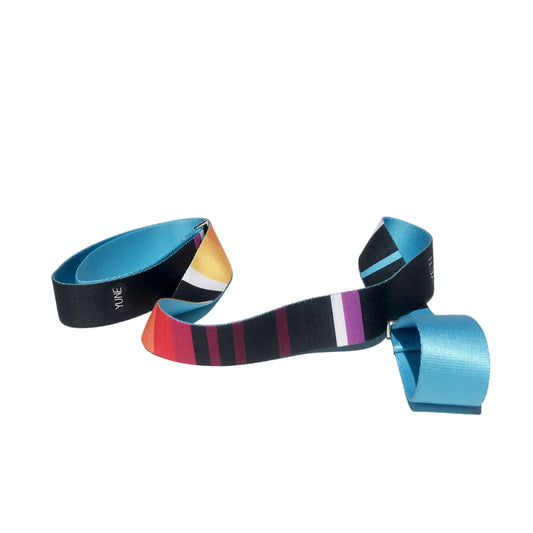 Horatio Yoga Strap – Blue Stretching Strap w/ Metal Buckles | Yune